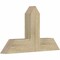 Ekena Millwork Portland Rough Sawn Timber Gable Bracket, Douglas Fir, 36"W x 21"H x 4"D x 6"F, 14/12 Pitch GBW036X21X0406POR00RDF - alternate 5